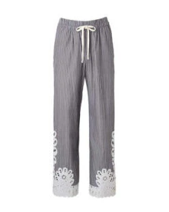 Sea New YorkCassidy Eyelet Pants - Gray