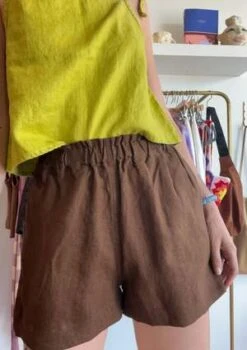 Seek ShelterEva Short - Chestnut