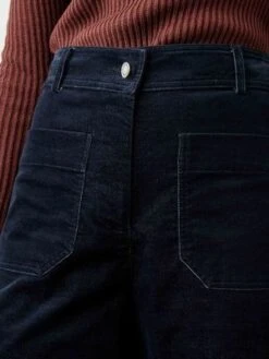 SessunHudvelvet Trousers - Navy -Drape Hut Sales Store Sessun Hudvelvet Trousers in Navy 20230817221446 2