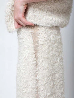 Lauren ManoogianSherpa Skirt - Raw White -Drape Hut Sales Store Sherpa Skirt Raw White 20231006054838 3