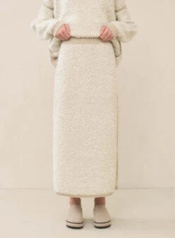 Lauren ManoogianSherpa Skirt - Raw White -Drape Hut Sales Store Sherpa Skirt Raw White 20231006054839 2