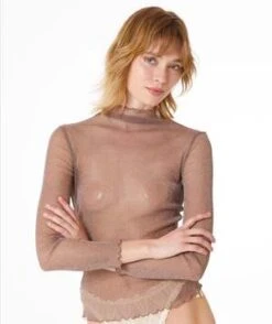Find Me NowShimmer Mockneck Top -Drape Hut Sales Store Shimmer Mockneck Top 20231012204257