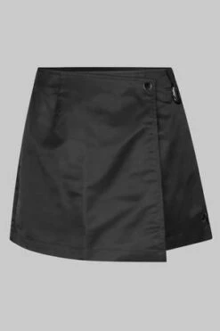 Oval SquareShine Skirt - Black -Drape Hut Sales Store Shine Skirt Black 20231004060120 2