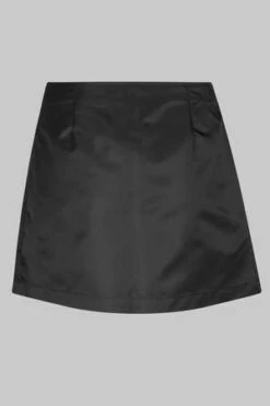 Oval SquareShine Skirt - Black -Drape Hut Sales Store Shine Skirt Black 20231004060121