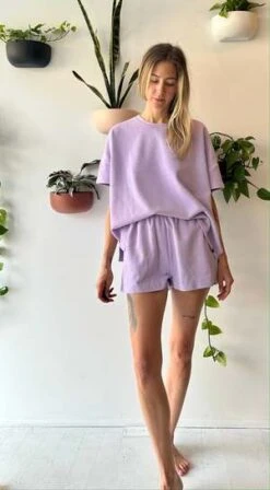 Shop Homme Femme Inc.Carmen Short - Lilac -Drape Hut Sales Store Shop Homme Femme Inc Carmen Short Lilac 20230608175742