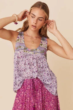 SPELL & THE GYPSY COLLECTIVESienna Cami - Lilac 18 SPELL & THE GYPSY COLLECTIVESienna Cami - Lilac -Drape Hut Sales Store Sienna Cami 20231018024050 1