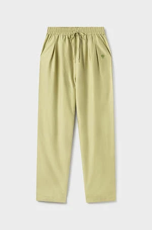 Silk LaundryCotton Silk Slouch Pants - Sage 3 Silk LaundryCotton Silk Slouch Pants - Sage