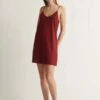 SkinOrganic Cotton Sexy Slip - Deep Red -Drape Hut Sales Store Skin Organic Cotton Sexy Slip Deep Red 20230914183404