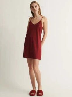SkinOrganic Cotton Sexy Slip - Deep Red