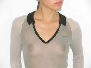 Paloma WoolTorrentbo Open Collar Top - Grey 5 Paloma WoolTorrentbo Open Collar Top - Grey - Image 3
