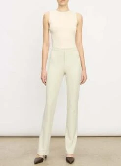 VINCETapered Leg Trouser - White 9 VINCETapered Leg Trouser - White -Drape Hut Sales Store Tapered Leg Trouser 20231031200050 1