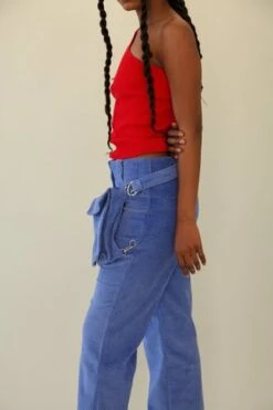 KkCoThe Bag Pant - Blueberry -Drape Hut Sales Store The Bag Pant in Blueberry Corduroy PRE ORDER 20210301060701 1