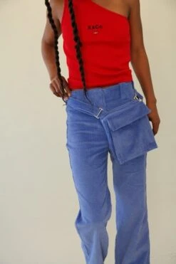 KkCoThe Bag Pant - Blueberry -Drape Hut Sales Store The Bag Pant in Blueberry Corduroy PRE ORDER 20210301060701 2