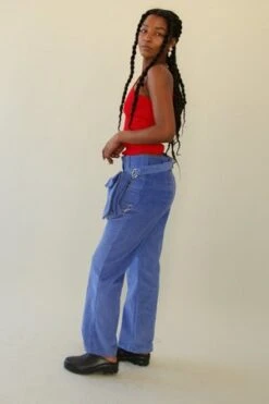 KkCoThe Bag Pant - Blueberry -Drape Hut Sales Store The Bag Pant in Blueberry Corduroy PRE ORDER 20210301060701