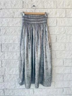 The Great.The Viola Skirt - Silver