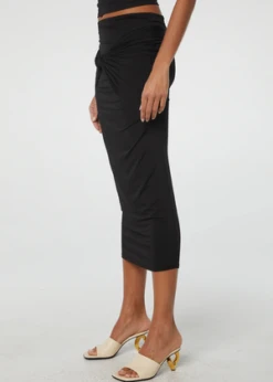 The Line By KJanae Wrap Skirt - Black 13 The Line By KJanae Wrap Skirt - Black -Drape Hut Sales Store The Line By K Janae Wrap Skirt Black 20230913070142