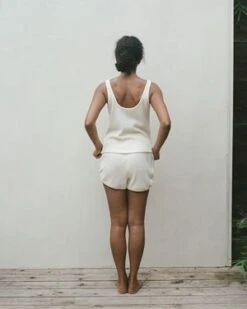 Wol HideTrainer Shorts - Natural -Drape Hut Sales Store Trainer Shorts Natural 20220504001421 1