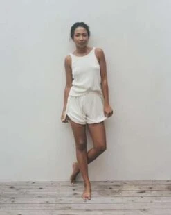 Wol HideTrainer Shorts - Natural -Drape Hut Sales Store Trainer Shorts Natural 20220504001421 2