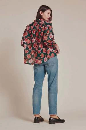 TrovataLily Blouse - Carnation Print 8 TrovataLily Blouse - Carnation Print - Image 6