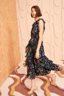 Ulla JohnsonAdrienne Dress - Black Iris -Drape Hut Sales Store Ulla Johnson Adrienne Dress Black Iris 20231101064301