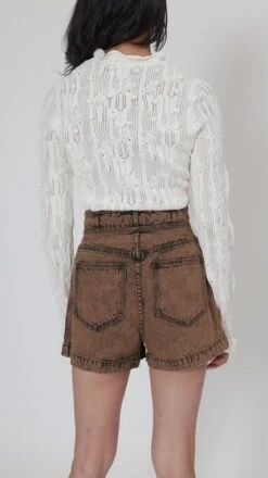 Ulla JohnsonAres Shorts - Desert Palm -Drape Hut Sales Store Ulla Johnson Ares Shorts in Desert Palm 20210712173518 2