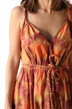 Ulla JohnsonValentina Dress - Red Topaz -Drape Hut Sales Store Ulla Johnson Valentina Dress in Red Topaz 20230414003508 2