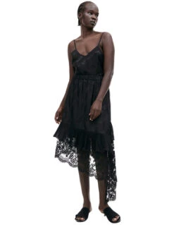 Vetementsasymmetrical Skirt - Black