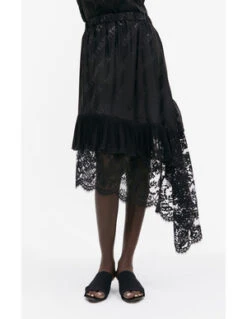 Vetementsasymmetrical Skirt - Black -Drape Hut Sales Store VETEMENTS Black asymmetrical skirt 20230928044955 2
