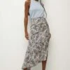Veronica BeardPixie Floral Ruched Midi Skirt - Ecru Multi -Drape Hut Sales Store Veronica Beard Pixie Floral Ruched Midi Skirt Ecru Multi 20230728213652