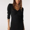 Ba&shWally Dress - Noir -Drape Hut Sales Store Wally Dress Noir 20231101225916