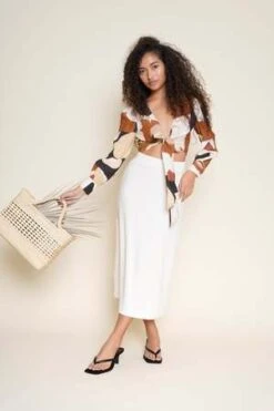 Whimsy + RowWhimsy + Row Finn Rib Skirt - Cream -Drape Hut Sales Store Whimsy Row Finn Skirt Cream Rib 20221220222711