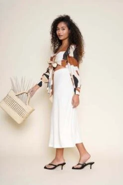 Whimsy + RowWhimsy + Row Finn Rib Skirt - Cream -Drape Hut Sales Store Whimsy Row Finn Skirt Cream Rib 20221220222713