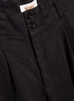 YMCEarth Keaton Organic Cotton Twill Trouser - Black -Drape Hut Sales Store YMC Earth Keaton Organic Cotton Twill Trouser Black 20230901140034