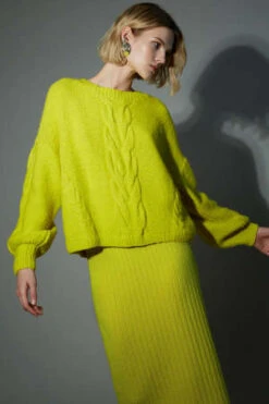 ELEVEN SIXZoe Skirt - Citron -Drape Hut Sales Store ZOE SKIRT CITRON 20231027192950