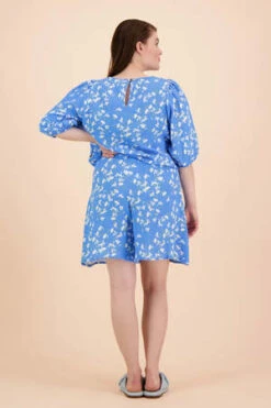 Kaiko Clothingwide Leg Shorts - Vanilla Garden -Drape Hut Sales Store wide leg shorts in vanilla garden 20230505133807